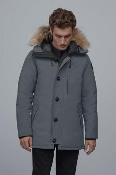 Chamarras Canada Goose Hombre México - Chateau Abrigos Black Label Grises MI7458320